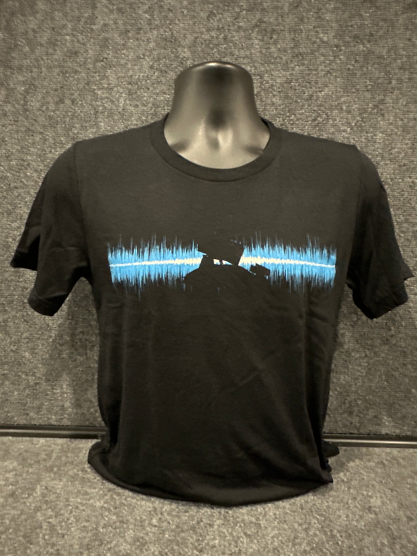 Visual Noise Sprint Car Black Soft Tee