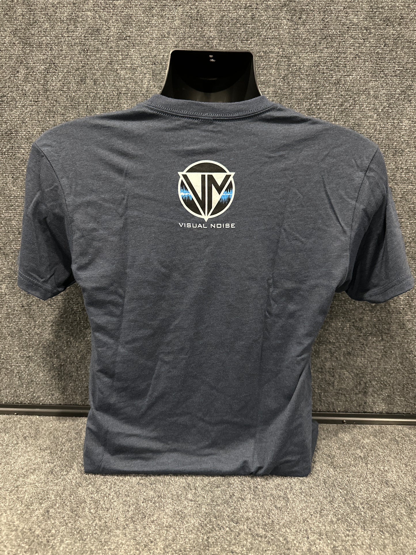 Visual Noise Sprint Car Blue Soft Tee