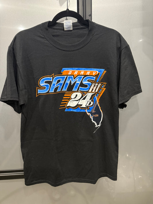 Gray Car Design T-Shirt(Black)