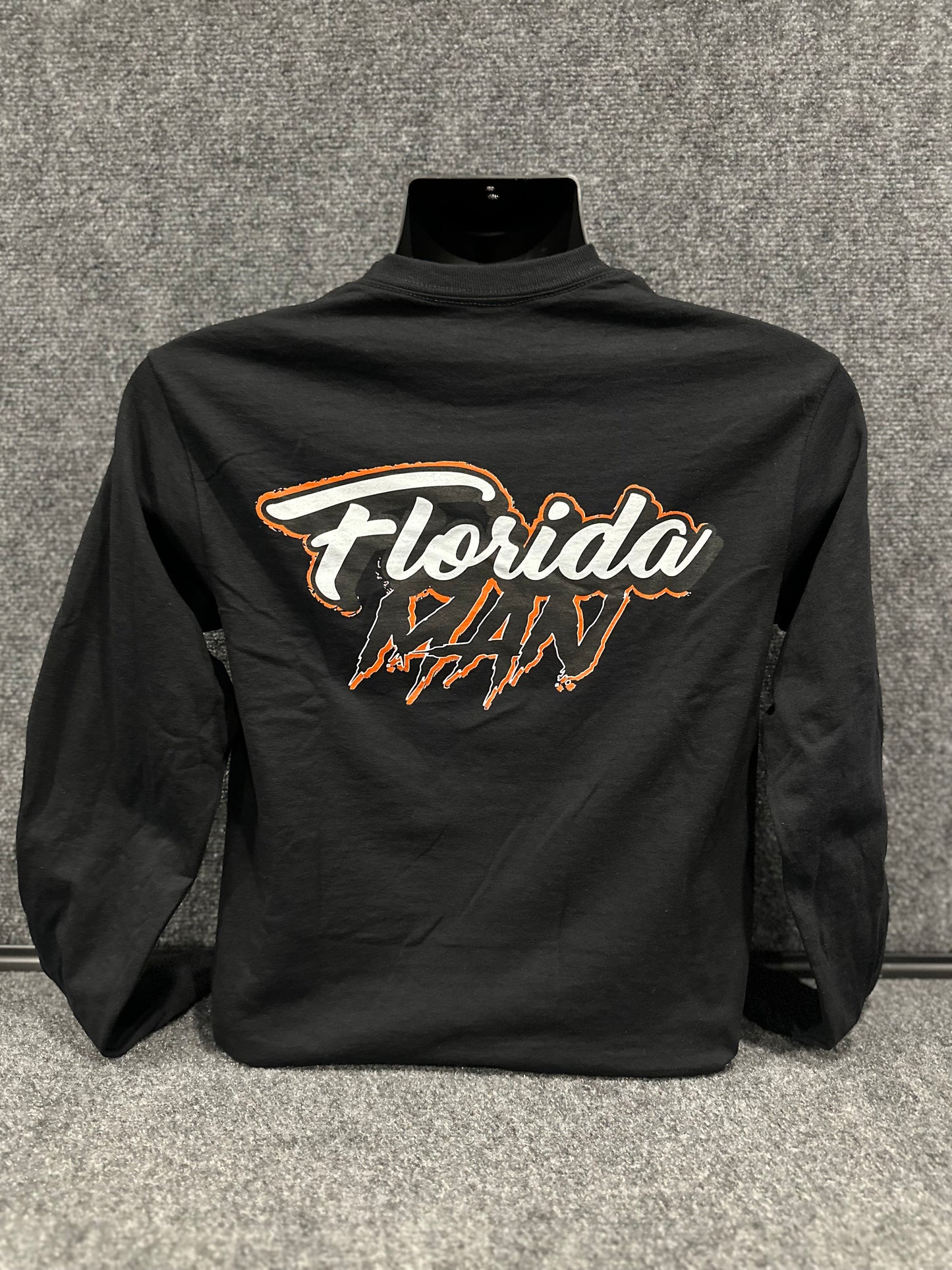 Florida Man Long Sleeve Lifestyle Tee - Black