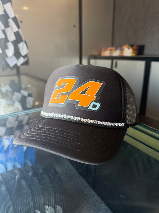 24D Rhinestone Hat